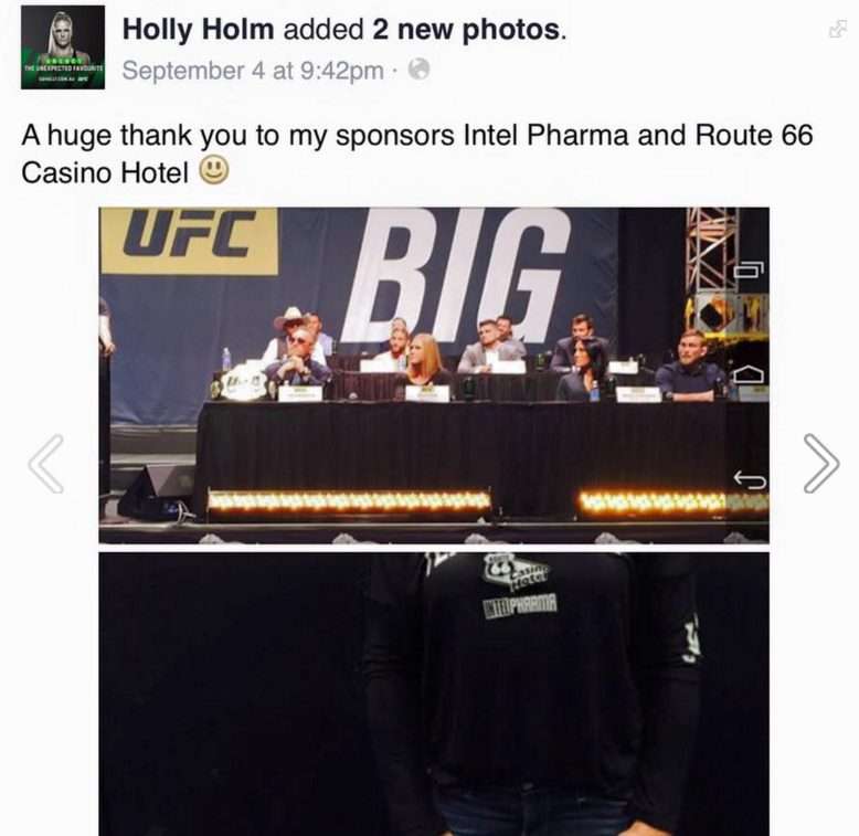 Could Holly Holm Be Tied To Steroid Company?