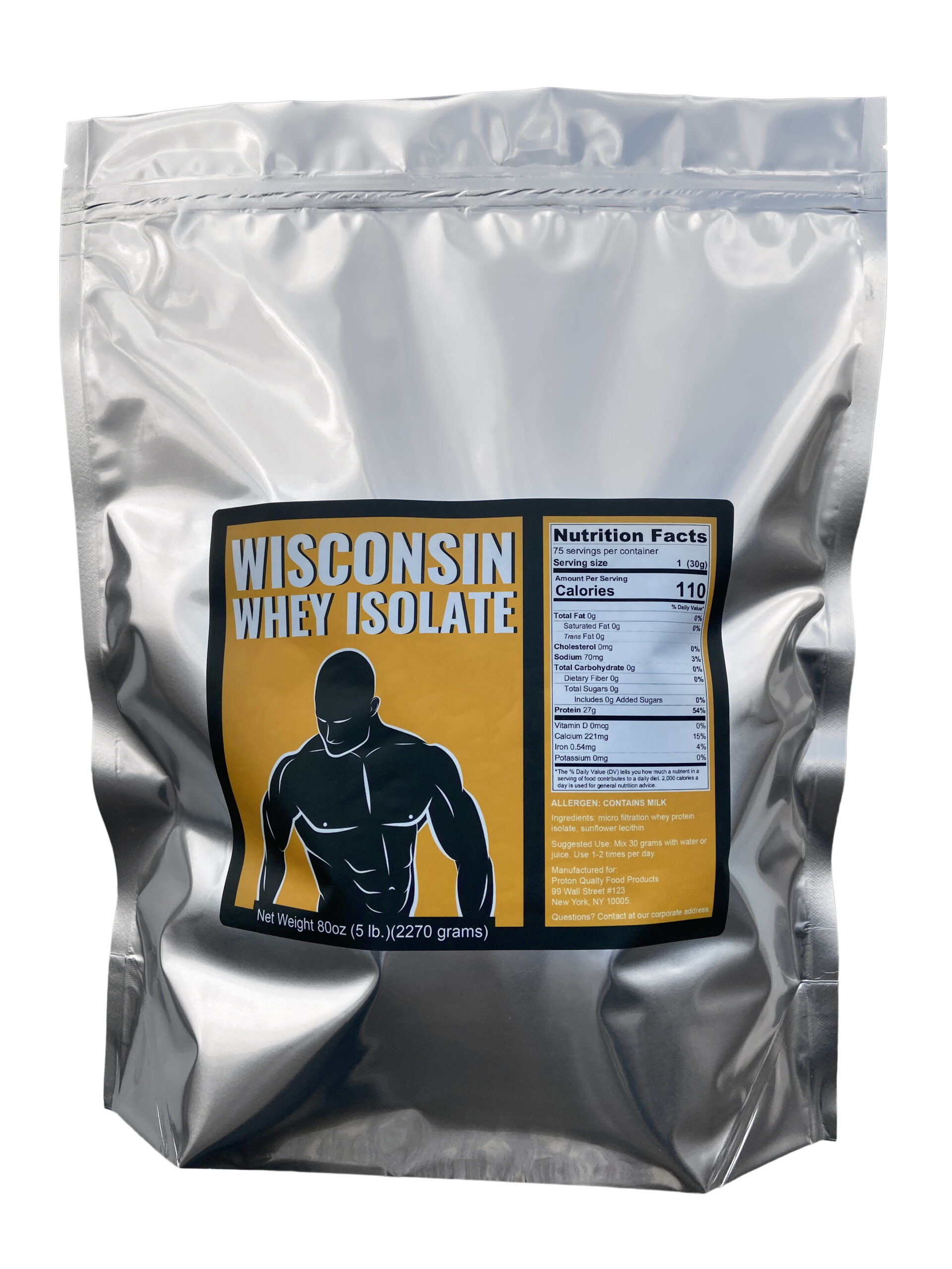 Wisconsin Whey Isolate 5 lbs Subscription Every 2 months