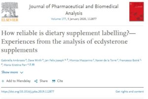 Most Beta Ecdysterone Supps Fail Tests